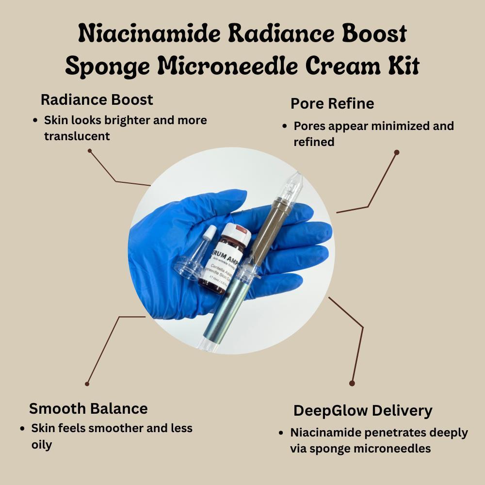 Sponge Microneedle Cream- Niacinamide Radiance Boost