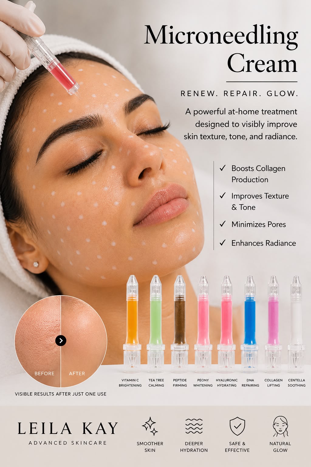 Sponge Microneedle Cream- Blue Copper Peptide