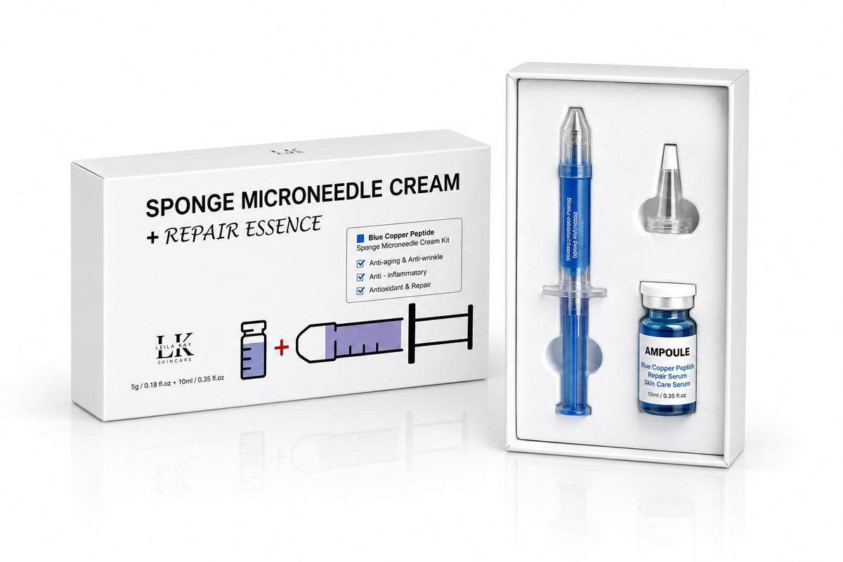 Sponge Microneedle Cream- Blue Copper Peptide